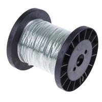 611-7946 RS PRO Type K Thermocouple Cable/Wire, 100m, Unscreened, PFA Insulation, +260°C Max, 1/0.2mm