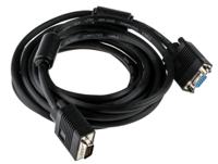 182-8541 RS PRO Male VGA to Female VGA Cable, 5m Black