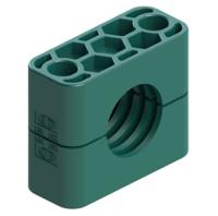 rap1095x Parker Double Hydraulic Pipe Clamp for 9.5mm tube, RAP109.5X