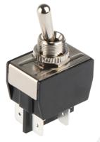 c3950bbaaa Arcolectric (Bulgin) Ltd Toggle Switch, Panel Mount, On-Off, DPST, Tab Terminal