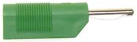 930435104 Hirschmann Test & Measurement Green Male Banana Plug, 4 mm Connector, Screw Termination, 30A, 60V dc, Nickel Plating