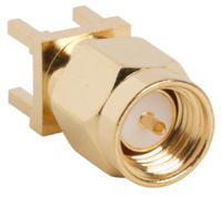 901-9895-rfx Amphenol RF, Plug PCB Mount SMA Connector, 50Ω, Solder Termination, Straight Body