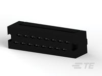 1-746610-4 TE Connectivity AMP-LATCH Series Straight Through Hole PCB Header, 16 Contact(s), 2.54 mm Pitch, 2 Row, Shrouded
