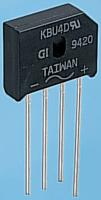 kbu4g-e451 Vishay Bridge Rectifier, 4A, 400V, 4-Pin
