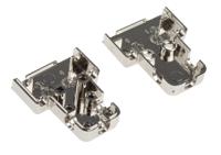 mhtri-09-m-k MH Connectors MHTRI-M Series ABS Angled, Straight D Sub Backshell, 9 Way, Strain Relief
