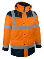 paloma01 SINGER SAFETY PALOMA Orange/Navy Unisex Hi Vis Jacket, S