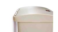 1883557 Rubbermaid Commercial Products Slim Jim 50L White Pedal Resin Waste Bin