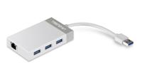 tu3-etgh3 Trendnet 3 Port USB 3.0 USB A USB 3.0 Hub, USB Bus Powered, 92 x 55 x 16mm