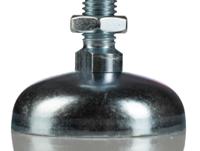 3842511893 Bosch Rexroth M12 Thread Steel Adjustable Foot, 10mm Groove