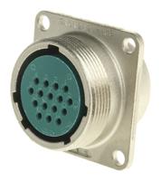 srcn2a21-16s JAE Circular Connector, 16 Contacts, Panel, Miniature Connector, Socket, Female, SRCN Series