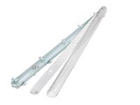 279-0914 RS PRO 22 W Batten Light Round, 1 Lamp, Anti-corrosive, 1570 mm Long, IP65