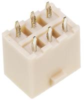 39-28-8060 Molex Mini-Fit Jr Series Straight Through Hole PCB Header, 6 Contact(s), 4.2 mm Pitch, 2 Row, Shrouded