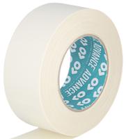 at308 Advance Tapes AT308 White Double Sided Paper Tape, 0.25mm Thick, 6 N/cm, Paper Backing, 50mm x 25m