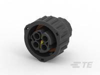 1-968968-1 TE Connectivity Automotive Connector Socket Black 4 Way