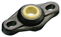 efom-15-500pk 2 Hole Flange Bearing Unit, EFOM-15 - 500pk, 15mm ID