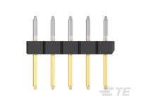 2355045-5 TE Connectivity AMPMODU Series Straight Through Hole Pin Header, 5 Contact(s), 2 mm Pitch, 1 Row, Unshrouded
