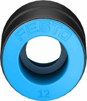 qs-12 Festo QS Series Straight Tube-to-Tube Adaptor, Push In 12 mm to Push In 12 mm, Tube-to-Tube Connection Style, 153035