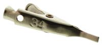 bu-34 Mueller Electric Crocodile Clip, Nickel-Plated Steel, Steel Contact, 5A