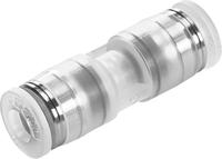 npqp-d-q6-e-fd-p10 Festo NPQP Series Straight Tube-to-Tube Adaptor, Push In 6 mm to Push In 6 mm, Tube-to-Tube Connection Style, 133092