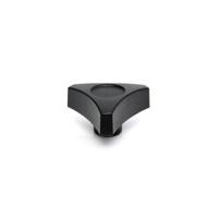 284-5580 RS PRO Black Thermoplastic Clamping Knob, M6, Threaded Mount