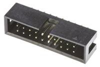 t821120a1s100ceu Amphenol Communications Solutions T821 Series Straight Through Hole PCB Header, 20 Contact(s), 2.54 mm Pitch, 2 Row,