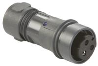 pxp601103sst0507 Bulgin Circular Connector, 3 Contacts, Cable, Standard Connector, Socket, Female, IP66, IP68, IP69K, Buccaneer 6000