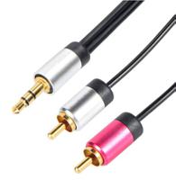 cpal010-15m-rs Cable Power Male 3.5mm Stereo Jack to Male RCA Aux Cable, Black, 1.5m CPAL010-1.5M-RS