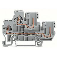 870-101-1 WAGO  870 Series Grey, 2.5mm², 1-Level, Cage Clamp Termination