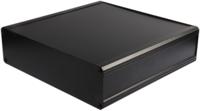 188-1268 RS PRO Black Extruded Aluminium Heat Sink Case, IP40, Black Lid, 300 x 300 x 86mm
