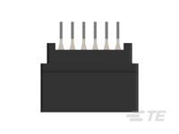 7-5530843-6 TE Connectivity L Series Female Edge Connector, Through Hole Mount, 12-Contacts, 2.54mm Pitch, 2-Row, Solder Termination