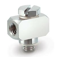 m-3ut SMC M Series Union Tee, M3 Female to M3, Threaded Connection Style