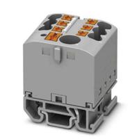 3274166 Phoenix Contact Distribution Block, 7 Way, 4mm², 24A, 690 V, Grey