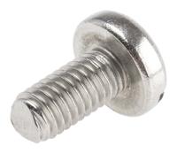 189-440 RS PRO Slot M5 Pan A4 316 Stainless Steel Machine Screws DIN 85 x 10.0mm