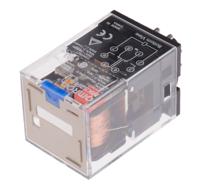 mks2pi-12vdc Omron Plug In Power Relay, 12V dc Coil, 10A Switching Current, DPDT