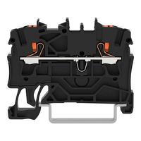 2202-1205 WAGO  TOPJOB S Series Black, 2.5mm², 1-Level, Push In Termination, ATEX, CSA, IECEx