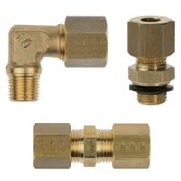 0109-06-10-55 Legris Brass Pipe Fitting, Straight Push Fit, Male BSPT 1/8in BSPT 1/8in 6mm