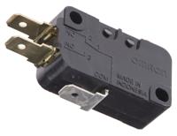d3v-16g-1c25-k Omron Pin Plunger Micro Switch, Quick Connect Terminal, 16 A @ 250 V ac, SP-CO, IP40