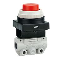 vm120-01-34ba SMC Twist Selector (2 Position) 2/2 Pneumatic Manual Control Valve VM Series, R 1/8, 1/8in, III B