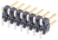 tsm-107-01-l-dv Samtec TSM Series Straight Surface Pin Header, 14 Contact(s), 2.54 mm Pitch, 2 Row, Unshrouded
