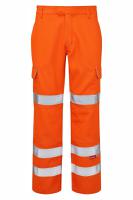 prarc07-30 PULSAR PRARC07 Orange Hi Vis Work Trouser 28-50 in 30 in