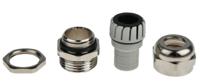 210-0596 RS PRO Metallic Nickel Plated Brass Cable Gland, M16 Thread, 5mm min., 10mm max., IP68