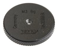 16188 Volkel M3 x 0.5 Ring Thread Gauge Ring Gauge, 0.5mm Pitch Diameter