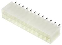 39-28-1243 Molex Mini-Fit Jr Series Vertical Through Hole PCB Header, 24 Contact(s), 4.2 mm Pitch, 2 Row, Shrouded