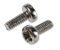 914-1466 RS PRO Pozi M2 Pan A2 304 Stainless Steel Machine Screws DIN 7985 x 5.0mm