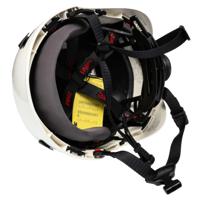x5001ve-ce 3M SecureFit™ White Safety Helmet with Chin Strap, AdjustableVentilated