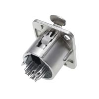 208-5184 RS PRO Panel Mount XLR Connector, Female, 50 V, 7 Way, Nickel Plating