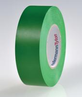 710-00154-htape-flex15-19x20-pvc-gn HellermannTyton HelaTape Flex Green Electrical Tape, 19mm x 20m