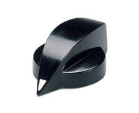 a1321860 OKW 23mm Black Potentiometer Knob for 6mm Shaft Round Shaft, A1321860