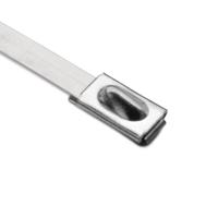 111-93149-mbt14s-ss316-ml HellermannTyton Cable Tie, Roller Ball, 362mm x 4.6 mm, Metallic 316 Stainless Steel, Pk-100