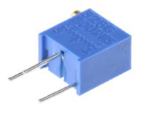 3266x-1-102lf 1kΩ, Through Hole Trimmer Potentiometer 0.25W Side Adjust Bourns, 3266
